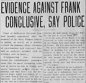 Evidence Against Frank